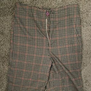 cute brandy plaid pants